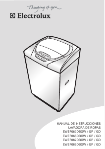 Manual de uso Electrolux EWEF066DBGW Lavadora