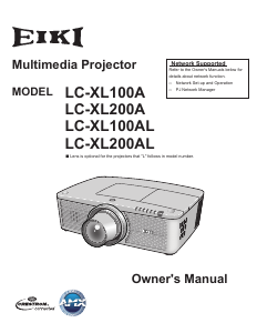 Handleiding Eiki LC-XL100A Beamer