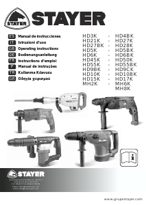 Manual de uso Stayer MH8K Martillo perforador