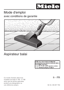 Mode d’emploi Miele S 198 Aspirateur