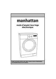 Mode d’emploi Manhattan ML129R6W Lave-linge