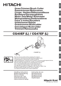 Manuale Hitachi CG 40EF Tagliabordi