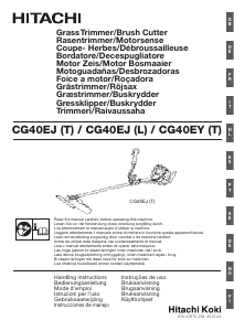 Manuale Hitachi CG 40EJ Tagliabordi