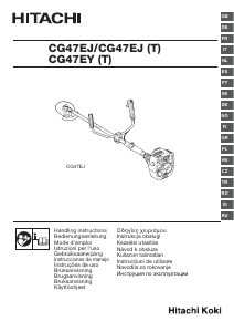 Manual Hitachi CG 47EJ Trimmer de gazon