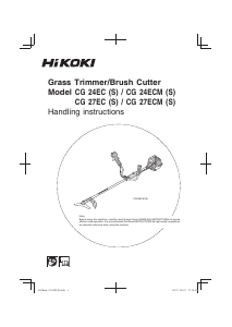 Bruksanvisning Hikoki CG 24EC(S) Grästrimmer