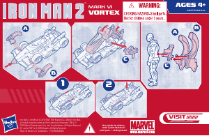 Handleiding Hasbro Iron Man 2 Mark VI Vortex