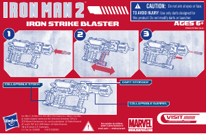 Handleiding Hasbro Iron Man 2-Iron Strike Blaster