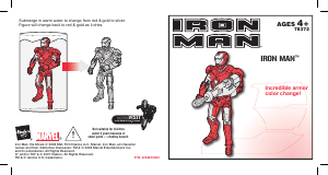 Manual Hasbro Iron Man Color Change Iron Man