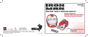 Handleiding Hasbro Iron Man Mask & Repulsor Gauntlet