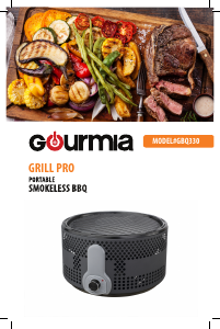 Manual Gourmia GBQ330 Barbecue