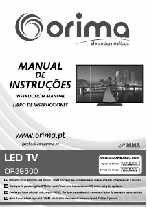 Manual Orima OR39500 Televisor LED