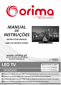 Manual Orima OR32500 Televisor LED