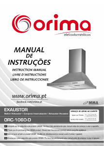Manual Orima ORC 1060 C Cooker Hood