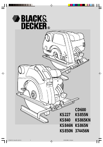 Manual Black and Decker KS865N Circular Saw