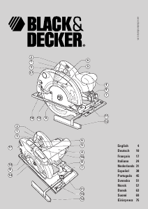 Manual Black and Decker KS55 Serra circular