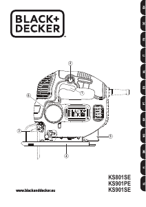 Manual Black and Decker KS801SE Jigsaw