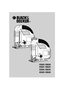 Bruksanvisning Black and Decker KS633 Sticksåg