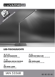 Manual LivarnoLux IAN 53568 Lamp