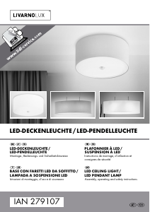 Manuale LivarnoLux IAN 279107 Lampada