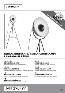Manual LivarnoLux IAN 290497 Lamp