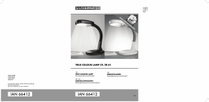 Bruksanvisning LivarnoLux IAN 66412 Lampa