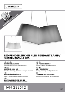 Bruksanvisning LivarnoLux IAN 288512 Lampa