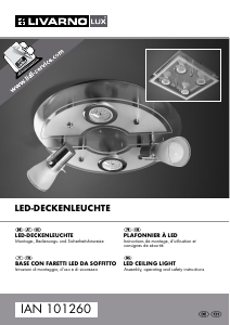 Bruksanvisning LivarnoLux IAN 101260 Lampa