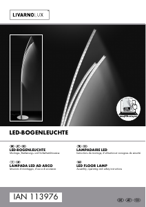 Manual LivarnoLux IAN 113976 Lamp