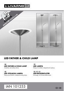 Bruksanvisning LivarnoLux IAN 101253 Lampa