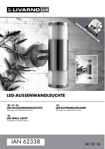 Bruksanvisning LivarnoLux IAN 62338 Lampa