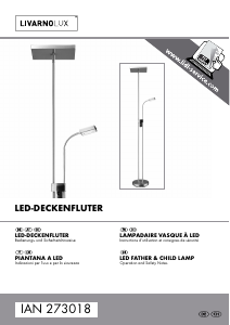 Manual LivarnoLux IAN 273018 Lamp
