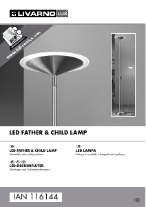 Manual LivarnoLux IAN 116144 Lamp