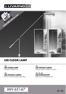Bruksanvisning LivarnoLux IAN 65147 Lampa