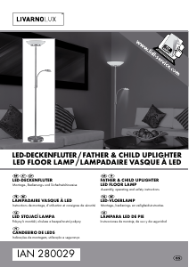 Manual LivarnoLux IAN 280029 Lamp