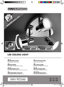 Manual LivarnoLux IAN 90546 Lamp
