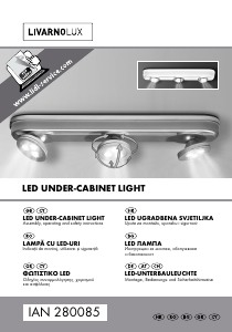 Εγχειρίδιο LivarnoLux IAN 280085 Λαμπτήρας