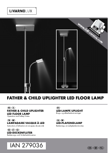Bruksanvisning LivarnoLux IAN 279036 Lampa