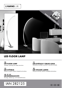 Bruksanvisning LivarnoLux IAN 282125 Lampa