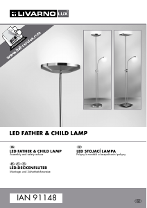 Bruksanvisning LivarnoLux IAN 91148 Lampa