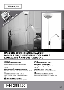 Manuál LivarnoLux IAN 288450 Svítilna