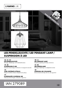 Bruksanvisning LivarnoLux IAN 279089 Lampa
