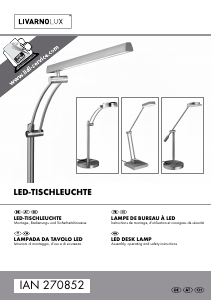 Manual LivarnoLux IAN 270852 Lamp