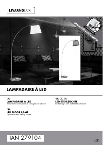 Bruksanvisning LivarnoLux IAN 279104 Lampa