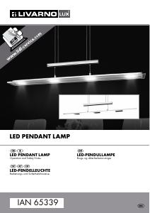 Bruksanvisning LivarnoLux IAN 65339 Lampa