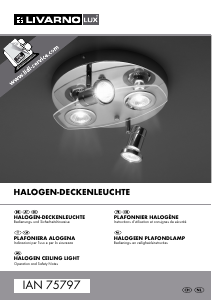 Bruksanvisning LivarnoLux IAN 75797 Lampa