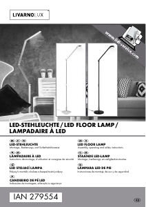 Manual LivarnoLux IAN 279554 Lamp