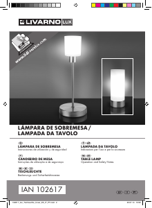 Manual LivarnoLux IAN 102617 Lamp