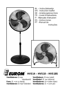 Manual Eurom HVF14 Ventilador