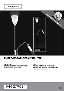Manual LivarnoLux IAN 279034 Lamp