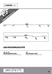 Bedienungsanleitung LivarnoLux IAN 276173 Leuchte